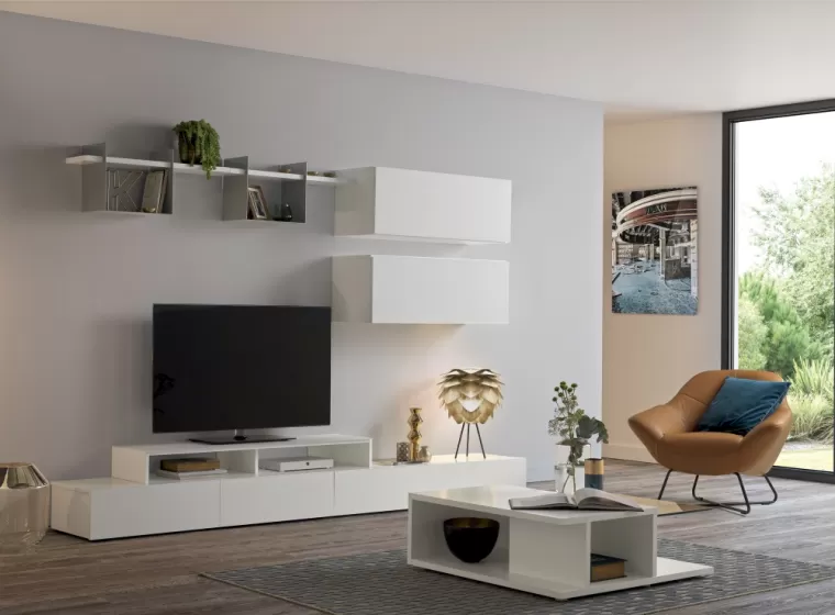 Meuble TV blanc , Sainte-Eulalie, JTLC Distribution