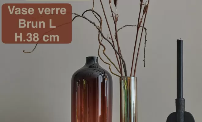 vase en verre