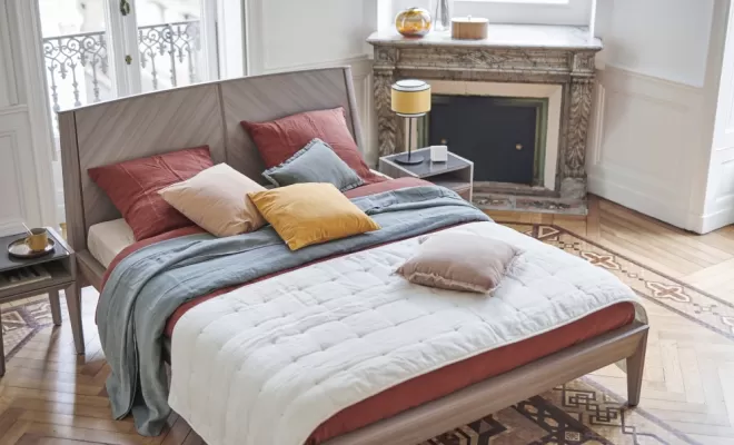 Chambre Montmartre en chêne vintage