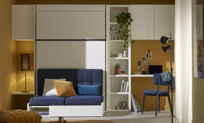 Chambre lit Nocturne escamotable avec aménagement