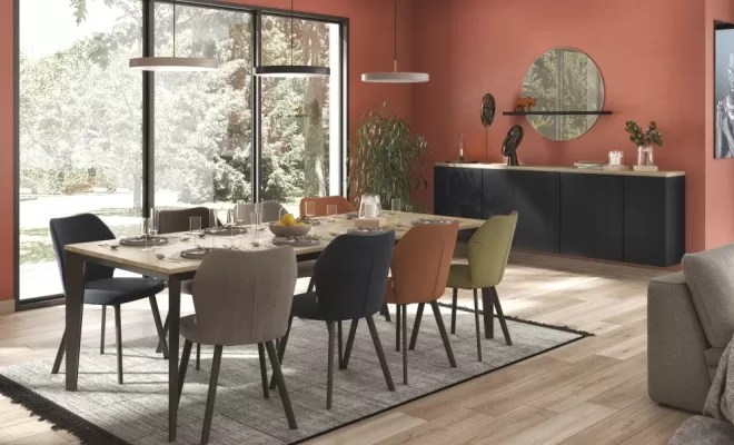 Enfilade Imagine suspendue noir et chêne du bocage