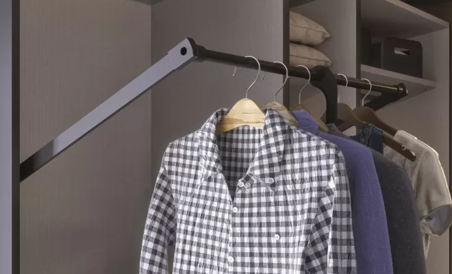 Option porte cintres basculant