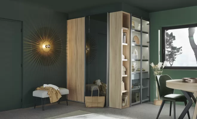 Dressing d'angle en chêne du bocage