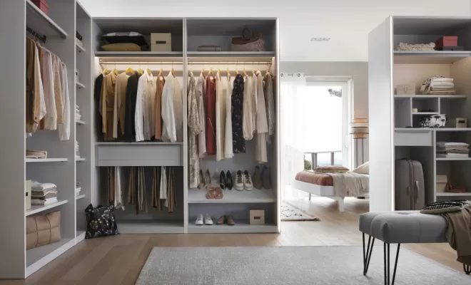 dressing personnalisé ouvert en blanc