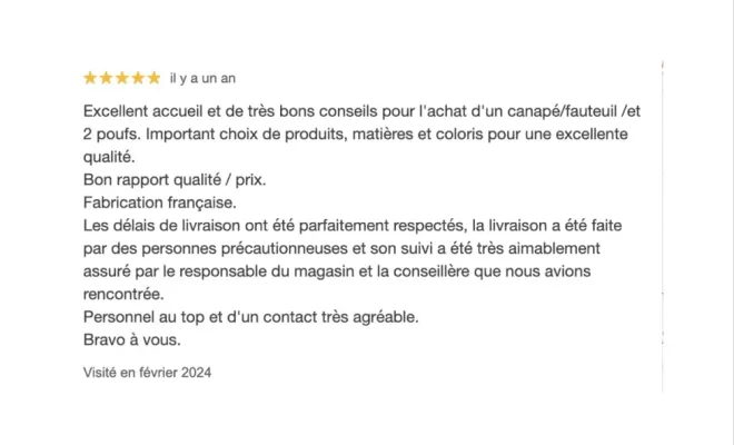 Magasin de meubles bien noté à Bordeaux, Sainte-Eulalie, Gautier Bordeaux Sainte Eulalie