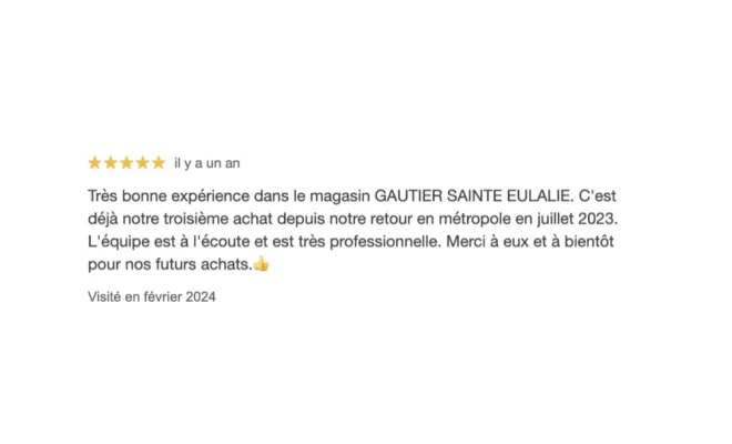 Magasin de meubles bien noté à Bordeaux, Sainte-Eulalie, Gautier Bordeaux Sainte Eulalie