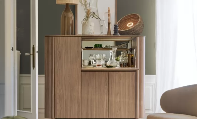 Vaisselier Atoll en noyer 