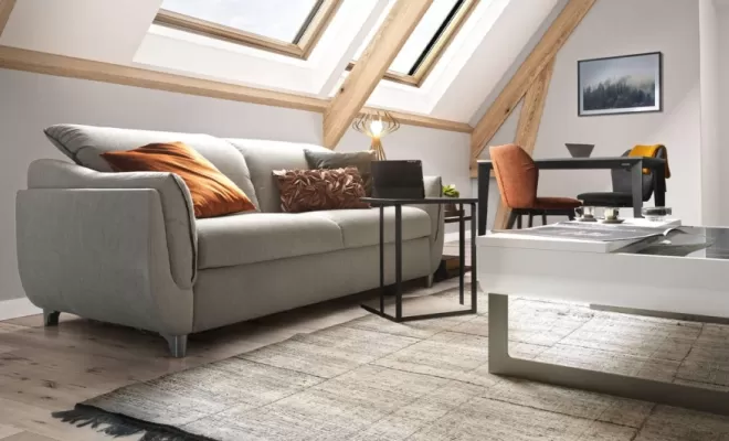 Canapé lit Absolu avec accoudoirs de 20 cm